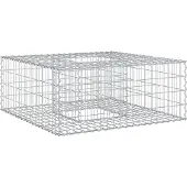 Syfax Gabionen Hochbeet Silber