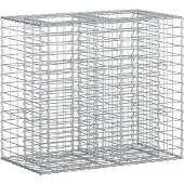 Syfax Gabionen Hochbeet Silber