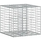 Syfax Gabionen Hochbeet Silber