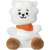 Aurora World , 61505, BT21 RJ Palm Pal, 13cm, Eco-Friendly Plüschtier. Weß, Weiß
