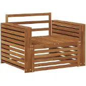 vidaXL 2 stk. Outdoor-Sofa Natur