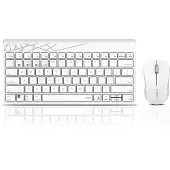 Rapoo Tastatur und Maus 8000M- 18324 Multimode wei