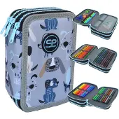 CoolPack JUMPER 3 gefülltes Federmäppchen Federmappe Schülermäppchen Federtasche Doggy