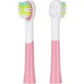 Uni-T Teesa Junior Girl Ersatzköpfe für Kinder Schallzahnbürste, 2 Stück, Rosa