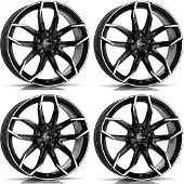Rial 4 Felgen Lucca 8.0x18 ET39 5x112 SWFP für INFINITI QX30