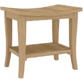 Syfax Badezimmer-Beistelltisch 50x35x45 cm Massivholz Teak