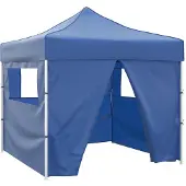 Syfax Party-Zelt 291 x 291 x 315 cm Blau Oxford-Stoff