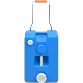Syfax Camping-Wassertank mit Rollen 25 L Blau