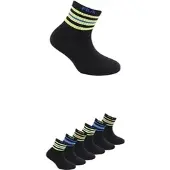 FILA Kurzsocken , Kinder, Gr. 35-38, schwarz (navy), Baumwollmischung, Socken Kurzsocken, Cotton-Mix, mit Rippenbündchen, Topseller