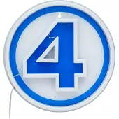 Paladone Fantastic Four Logo Neon-led-wandlampe