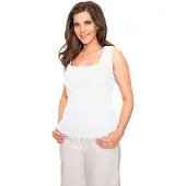 HEINE Shirttop "Carretop Shirttop mit Karree-Ausschnitt", Damen, Gr. 36, weiß, Modisch, eckiger Ausschnitt, Tops Shirttop