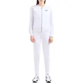 EA7 für Damen. 8NTV60_TJFQZ Trainingsanzug Ventus7 weiß (L), Lässig, Polyester, Langarm