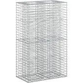 Syfax Gabionen Hochbeet Silber