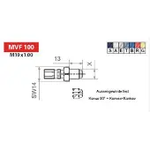 TRW Fit M10X1.0 Male Bk