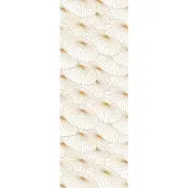 Queence Vinyltapete "Ada", gold (weiß, gold), B:0,9m L:2,5m, Vinyl, Tapeten, Vinyltapete, 90x250cm, selbstklebend, kinderleichte Anbringung,, Sticker