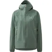 Haglöfs Rosson Softshell Hood Women chlorophyll green (5YE) XS