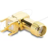 DeLOCK 67410, SMA, Gold
