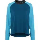 Vaude - Women's Loamer L/S Shirt - Radtrikot Gr 36 blau
