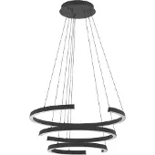 Stars of Light LED-Hängelampe LABONETE schwarz Ø 80 cm 3-flg
