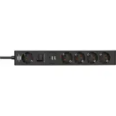 Brennenstuhl 1159780615 Steckeradapter 4 Steckdosen 3-fach-steckdosenadapter 1.5 M