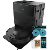 Cecotec Saug- und Wischroboter mit Selbstentleerungsstation Conga X50. Saugmotor 15000Pa, 4-in-1-Basis, Lasertechnologie