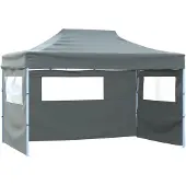 Syfax Partyzelt 291 x 431 x 315 cm Anthrazit Oxford-Stoff