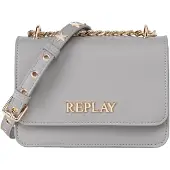 Replay Umhängetasche Schultertasche Crossbody Bag Elephant Skin grau