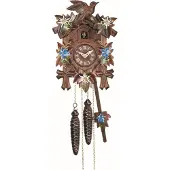 Engstler - 522/10 - Kuckucksuhr - 1-Tag-Kettenzugwerk - Nussbaum - 22 cm