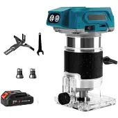 OEM Holzfräse, bürstenloser Motor, einstellbare Geschwindigkeitsstufen, Mit 1XBattery