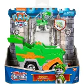 Spin Master Paw Patrol Rescue Knights Rocky Figur und Müllwagenfahrzeug
