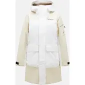 Peak Performance W 2L Stretch Parka SAND FOG/OFFWHITE/ XS