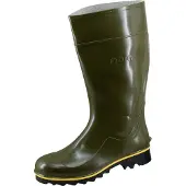 Nora Gummistiefel "JAN Arbeitsstiefel", Damen, Gr. 49, grün, Obermaterial: 100% PVC PVC., Schuhe Gummistiefel