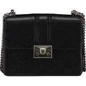 Seidenfelt Manufaktur Seidenfelt Roros - Schultertasche 21 cm (black/silver)