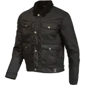 Merlin Millington D3O Gewachste Motorradjacke Schwarz Größe 4XL