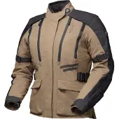 Modeka Lucano wasserdichte Damen Motorrad Textiljacke, khaki/schwarz, 42