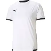 Puma Unisex Kinder Teamliga Jersey Jr Shirt, White-Black, 140 EU