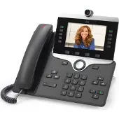 Cisco IP PHONE 8845, IP-Telefon, Anthrazit, Kabelgebundenes Mobilteil, Polycarbonat, Tisch/Wand, LCD