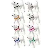 Karlie Art Sportiv Plus Geschirr 1-2-3 Step and Go Mix and Match, Farbe:rot, Größe:35-60cm x 20mm