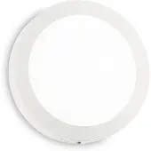 Ideal Lux Moderne Wandleuchte Rund Universal Aluminium-Kunststoff Weiß Led 19W 3000K D22