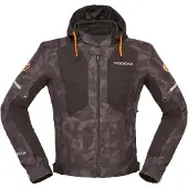 Modeka Jakson Motorrad Textiljacke, schwarz/camouflage, L