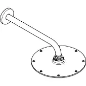 GROHE 26052000 Kopfbrauseset Rainshower C 210 26052 Brausearm 286mm chrom