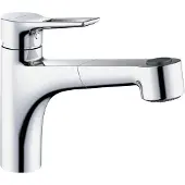 Kludi MIX Spültisch-Einhebelmischer, Bügelhebel, Niederdruck, Geschirrbrause, Eco, chrom, 329420562