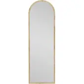 Dmora Spiegel Zaniah 50x160h cm Braun Gestell Glas