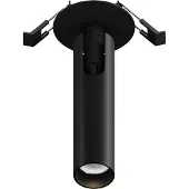 Maytoni Einbaustrahler Focus T LED incl. Schwarz aus Aluminum 6W für Küche, Schlafzimmer, Wohnzimmer, Esszimmer, Lobby