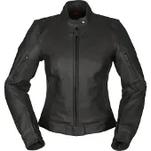 Modeka Helena Damen Motorrad Lederjacke, schwarz, 40