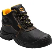 Dockers Sicherheitsschuh BY GERLI "Dart" Gr. 38, schwarz, 38, Obermaterial: 50% Rindsleder Leather cow. 50% Lammleder LEL., Schuhe, Sicherheitsschuh