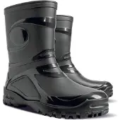 Demar Gummistiefel Regensteifel Gartenstiefel Arbeitsschuhe Freizeitstiefel Schwarz 37