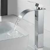 Sonstiges Wasserfall Wasserhahn Bad Hoch Wasserfall Armatur Chrom Messing