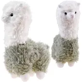 Jokomisiada Alpaka-Plüschtier, flauschig, Maskottchen-Lama, 28 cm, ZA4402