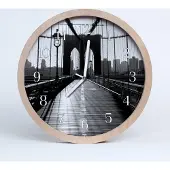 Tulup Holzuhr 20fi cm wanduhr - Bridge-Architektur